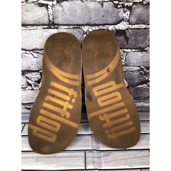 Fitflop 3200 Walkstar Pink Synthetic Thong Wedge Sandals Women’s Sz 9M US/41EU - Picture 15 of 16